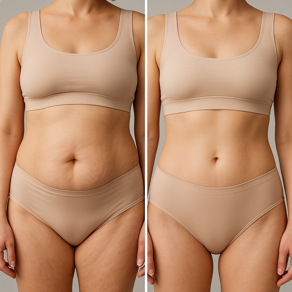 Antes y después Indiba Post-parto en Málaga - Caso 3